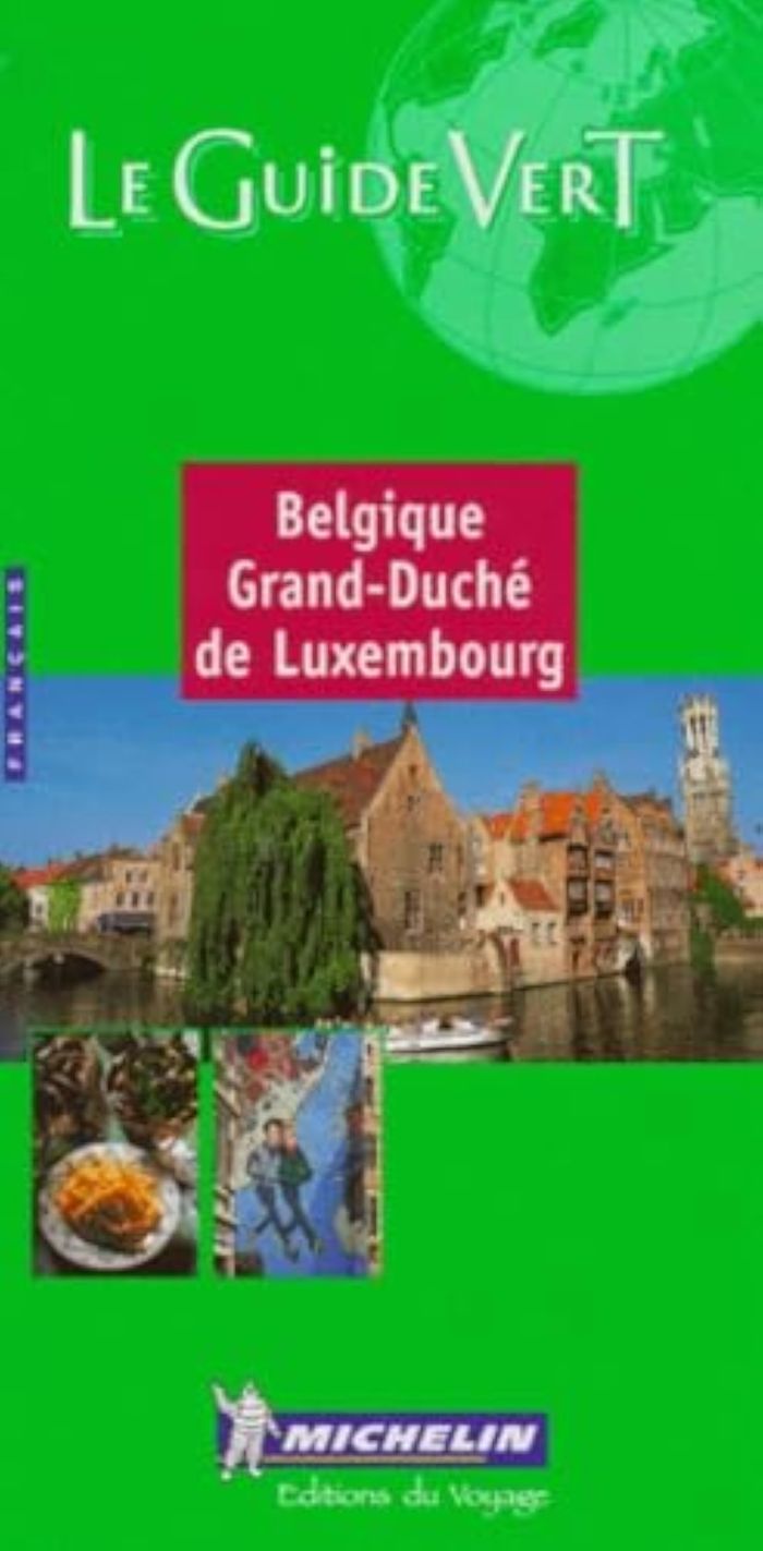 Couverture du livre « GDE VERT BELGIQUE/LUXEMBOURG » de Xxx, librairie Les Contes Infusés à Corte