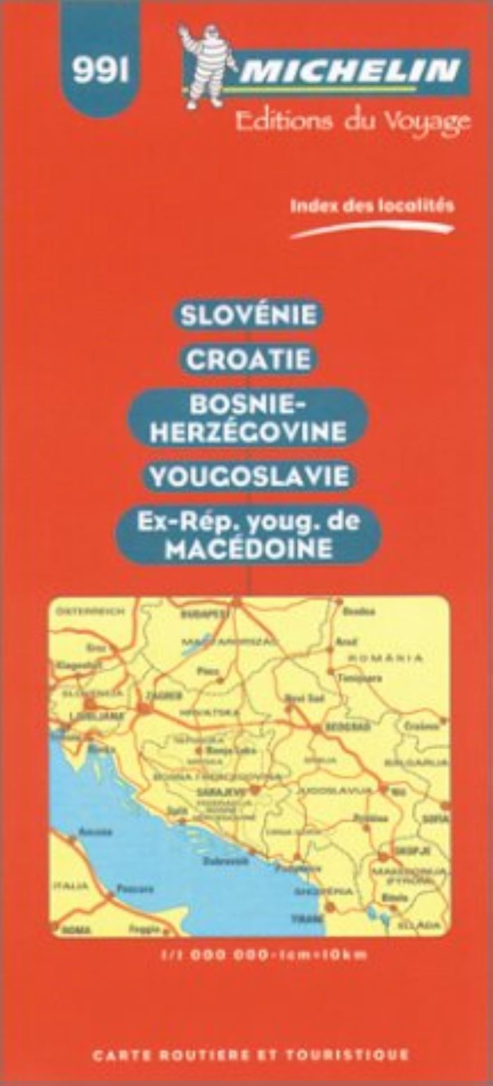 Couverture du livre « SLOVENIE/CROATIE/BOSNIE/YOUGOSLAVIE/MACEDOINE » de Xxx, librairie Les Contes Infusés à Corte