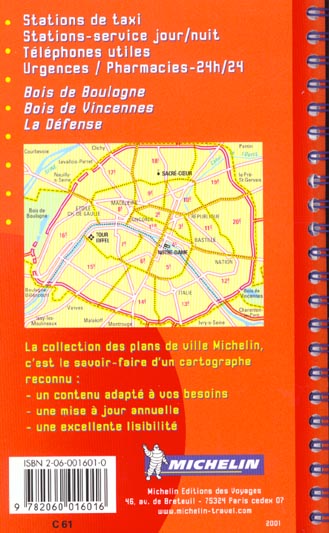 Quatrième de couverture de « ATLAS PARIS PAR ARRONDISSEMENT »