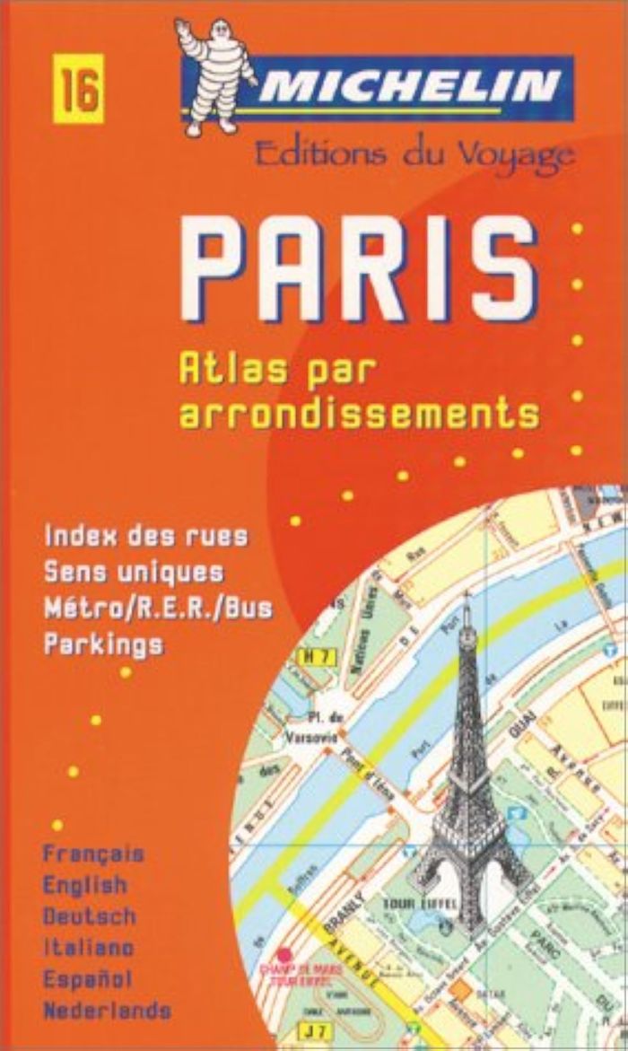 Couverture du livre « ATLAS PARIS PAR ARRONDISSEMENT » de Xxx, librairie Les Contes Infusés à Corte