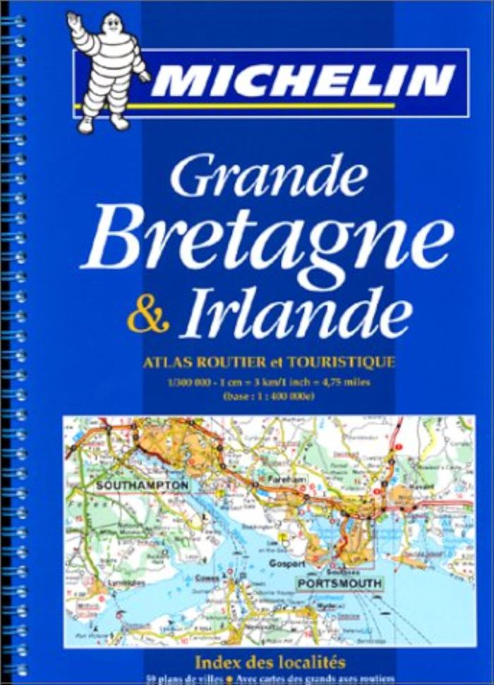 Couverture du livre « ATLAS GRANDE-BRETAGNE/IRLANDE PETIT FORMAT (SPIRALE) » de Xxx, librairie Les Contes Infusés à Corte
