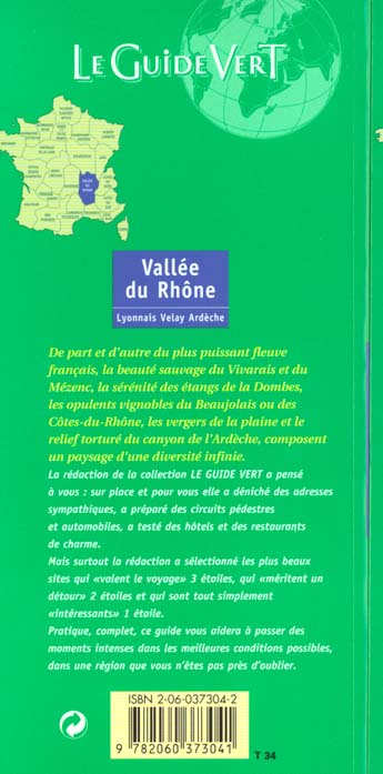 Quatrième de couverture de « GDE VERT VALLEE DU RHONE-24 »