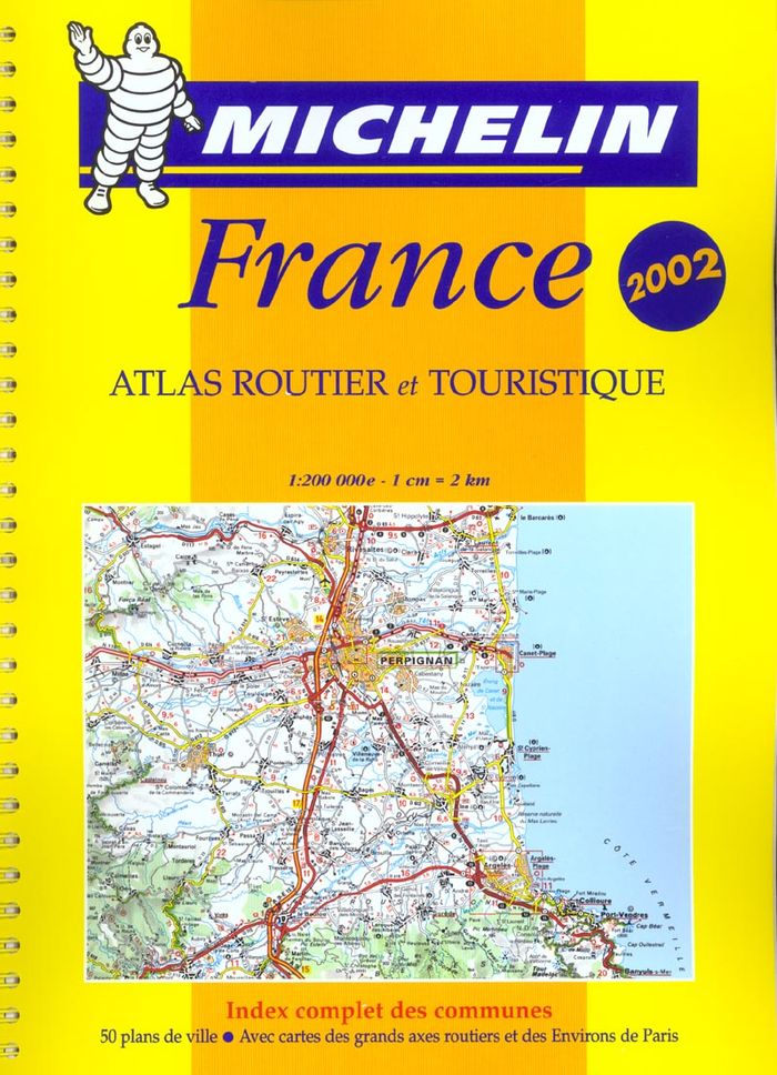 Couverture du livre « ATLAS ROUTIER FRANCE GF 2002 (SPIRALES) » de Xxx, librairie Les Contes Infusés à Corte