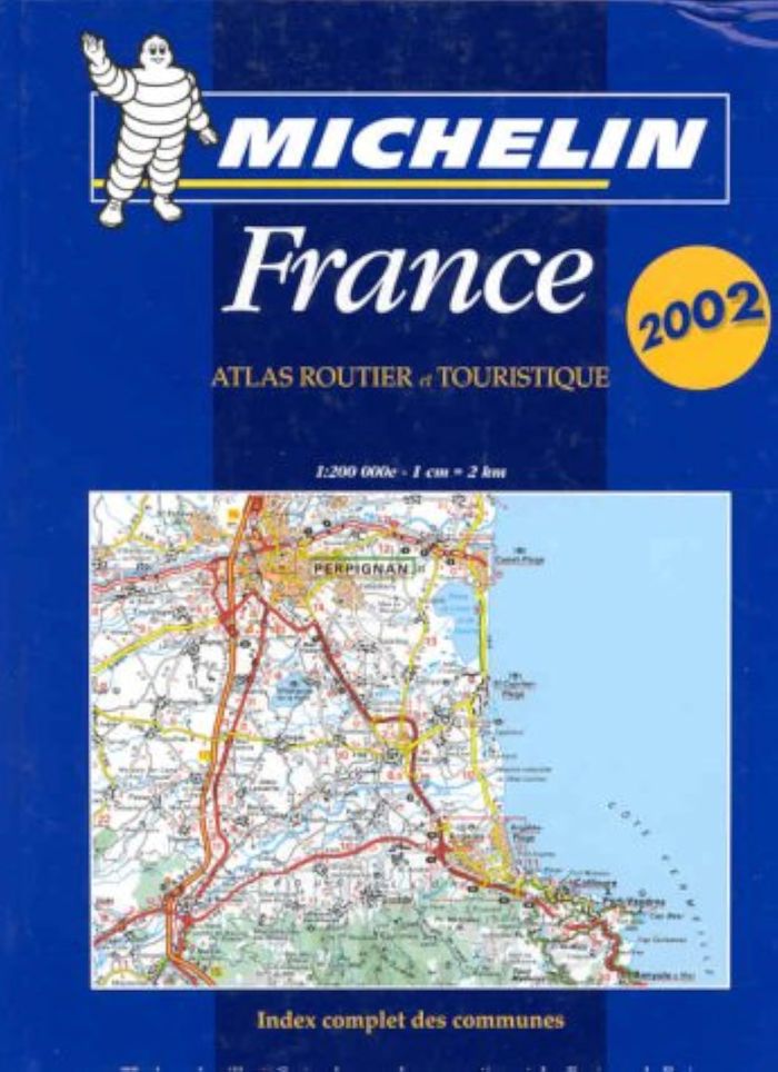 Couverture du livre « ATLAS ROUTIER FRANCE 2002 PF (RELIE) » de Xxx, librairie Les Contes Infusés à Corte