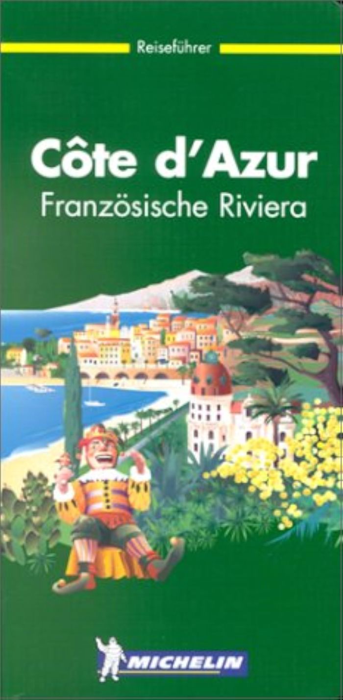 Couverture du livre « 2329: LE GUIDE VERT ; COTE D'AZUR FRANZOSISCHE RIVIERA EN ALLEMAND » de Michelin, librairie Les Contes Infusés à Corte