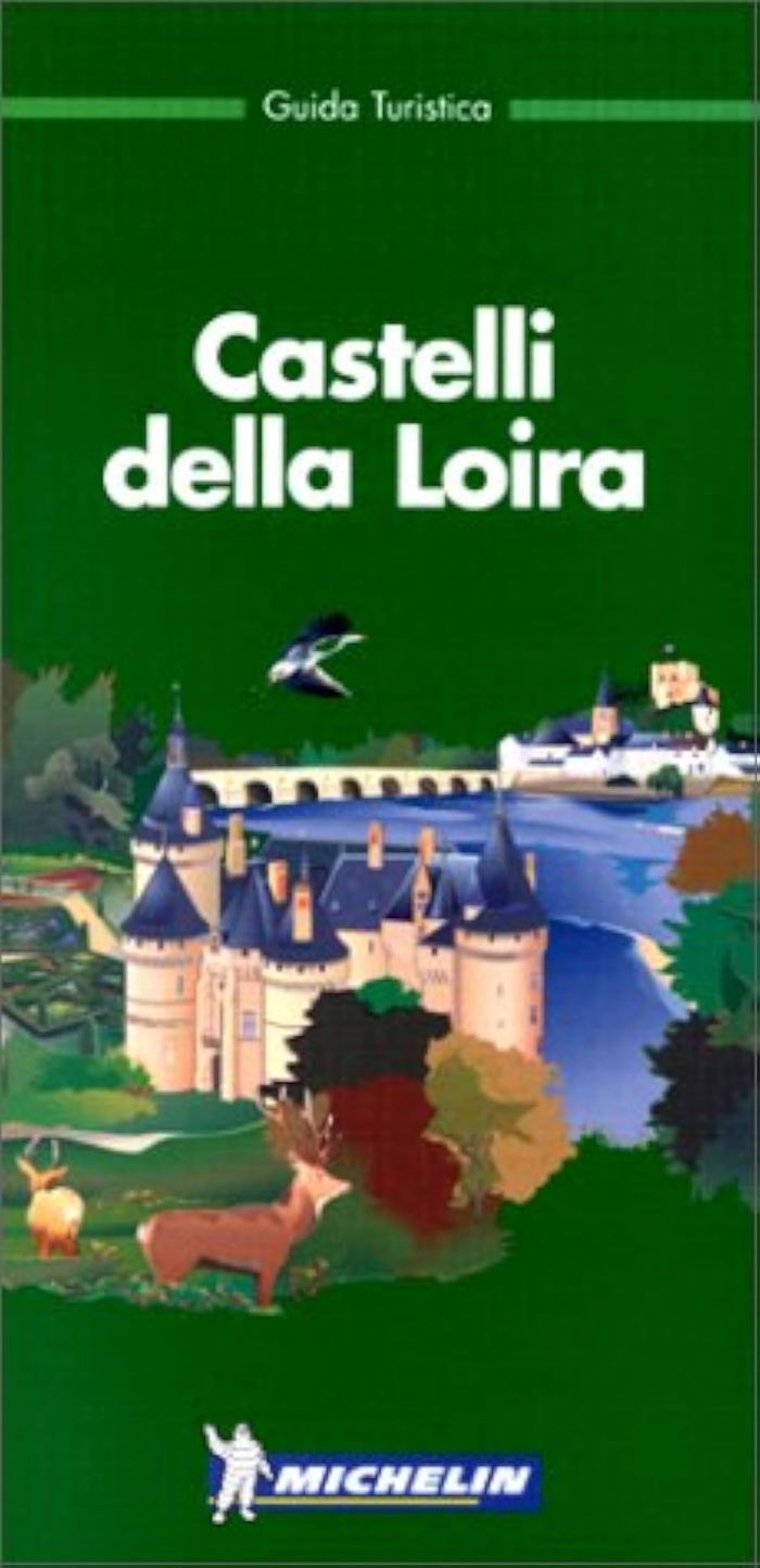 Couverture du livre « 3321: LE GUIDE VERT ; CASTELLI DELLA LOIRA EN ITALIEN » de Michelin, librairie Les Contes Infusés à Corte