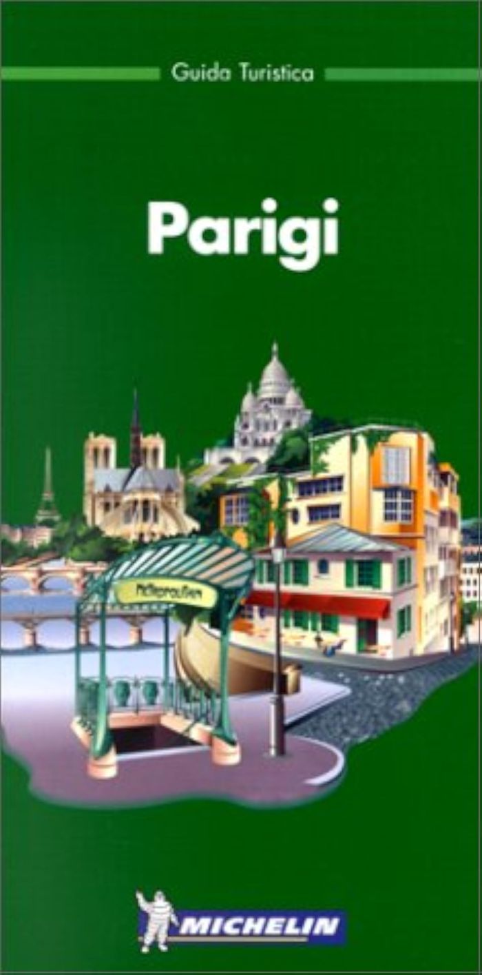 Couverture du livre « 3356: LE GUIDE VERT ; PARIGI EN ITALIEN » de Michelin, librairie Les Contes Infusés à Corte