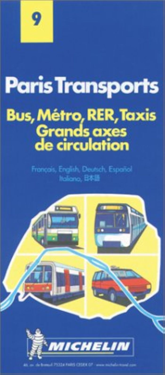 Couverture du livre « PLAN PARIS TRANSPORTS », librairie Les Contes Infusés à Corte