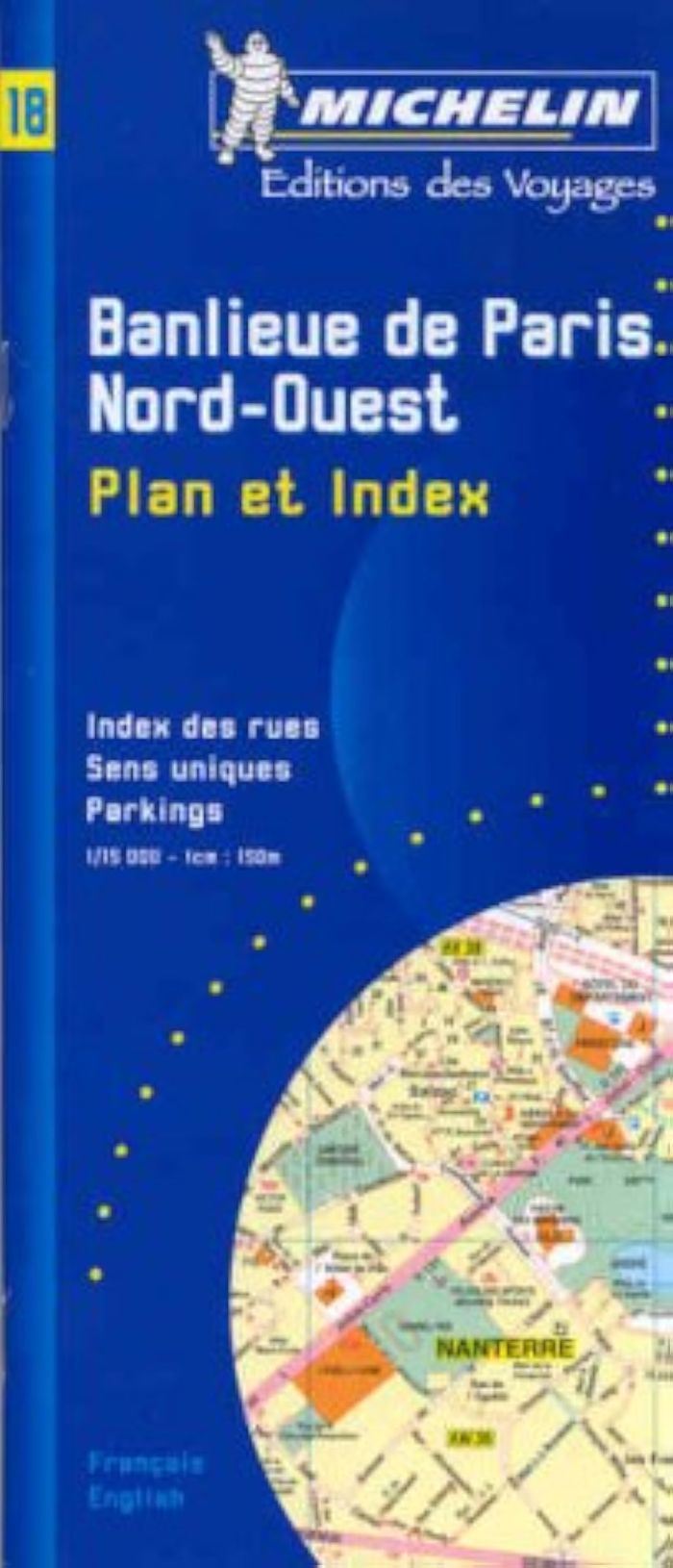 Couverture du livre « PLAN BANLIEUE PARIS N/O + REPERTOIRES DES RUES » de Xxx, librairie Les Contes Infusés à Corte