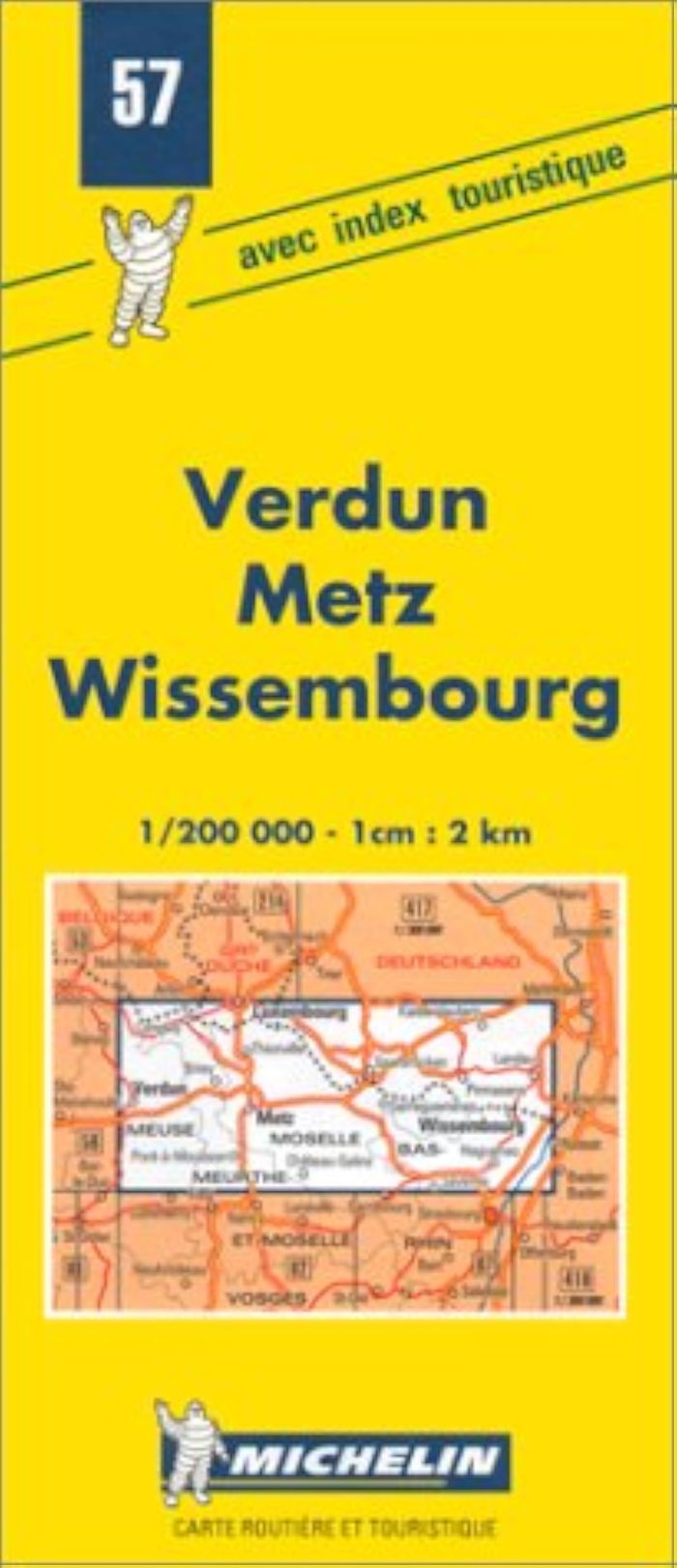 Couverture du livre « VERDUN/METZ/WISSEMBOURG » de Xxx, librairie Les Contes Infusés à Corte