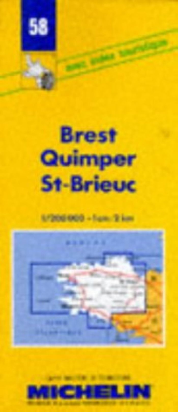 Couverture du livre « BREST/QUIMPER/ST-BRIEUC » de Xxx, librairie Les Contes Infusés à Corte
