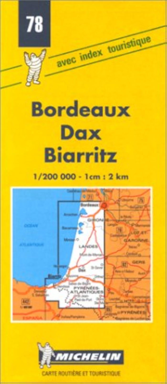 Couverture du livre « BORDEAUX/DAX/BIARRITZ » de Xxx, librairie Les Contes Infusés à Corte