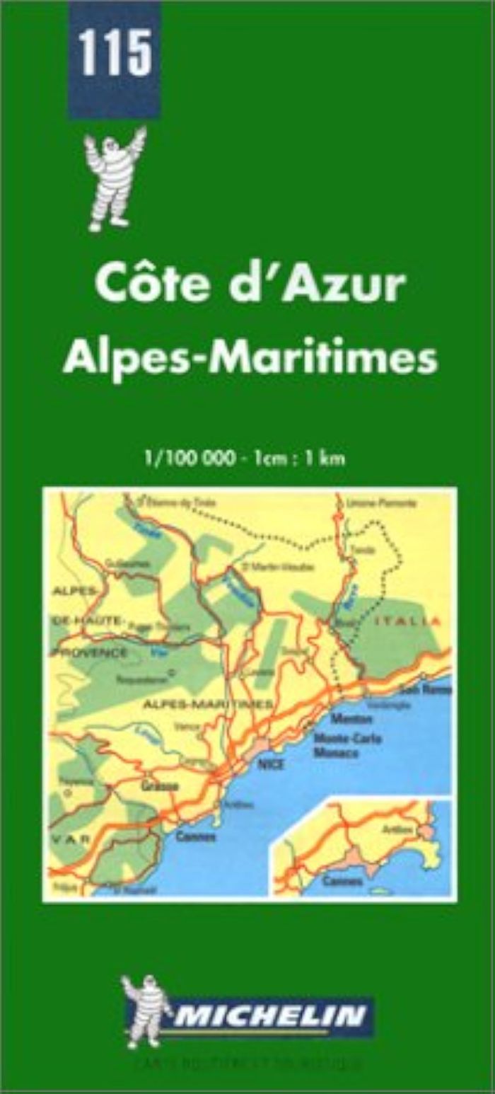 Couverture du livre « COTE D'AZUR/ALPES-MARITIMES » de Xxx, librairie Les Contes Infusés à Corte
