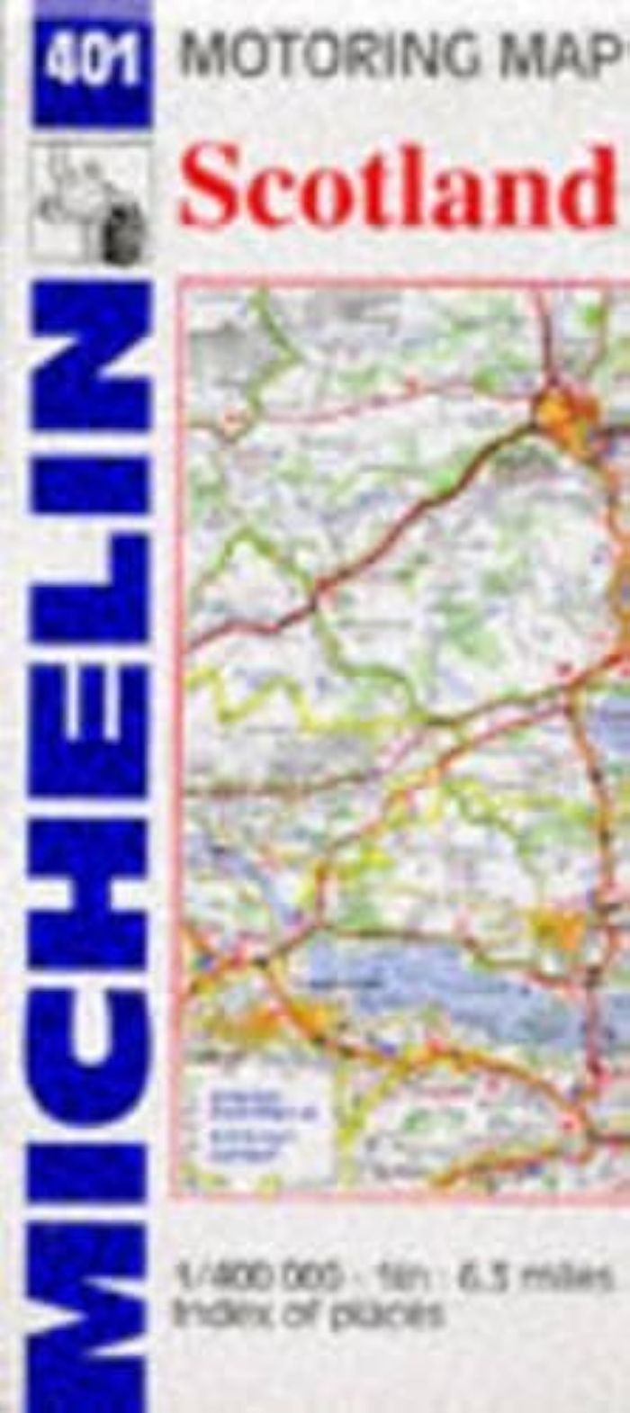 Couverture du livre « 401: CARTES REGIONALES ; SCOTLAND AU 1/400000 », librairie Les Contes Infusés à Corte