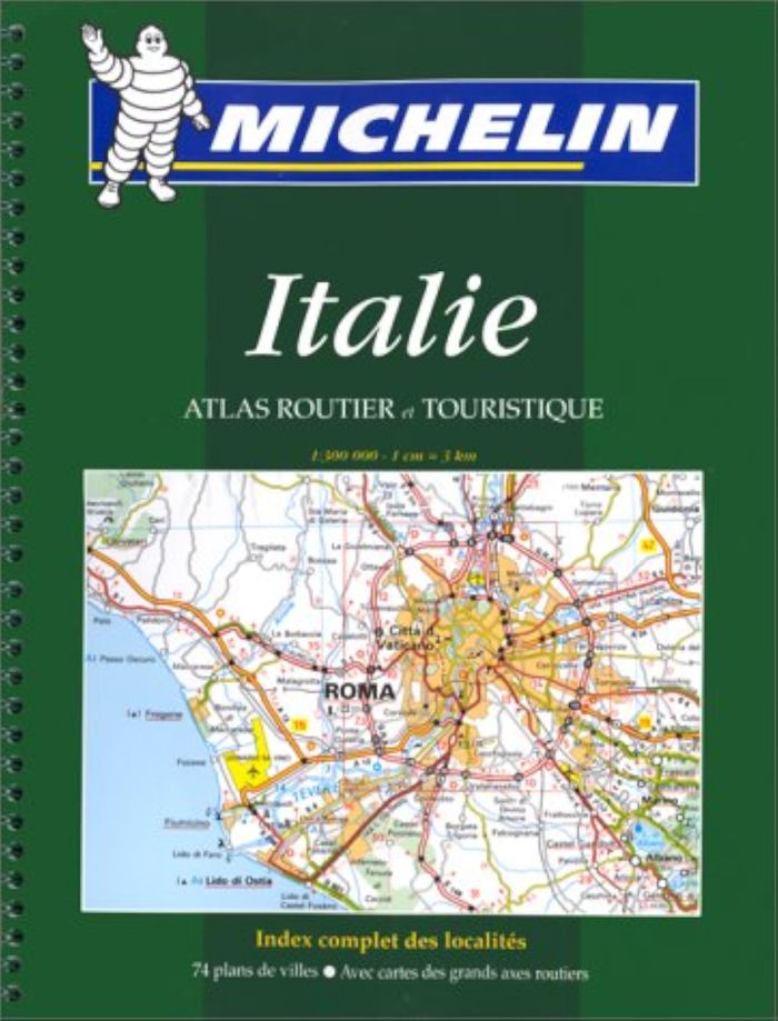 Couverture du livre « ATLAS ITALIE PETIT FORMAT (SPIRALE) » de Xxx, librairie Les Contes Infusés à Corte