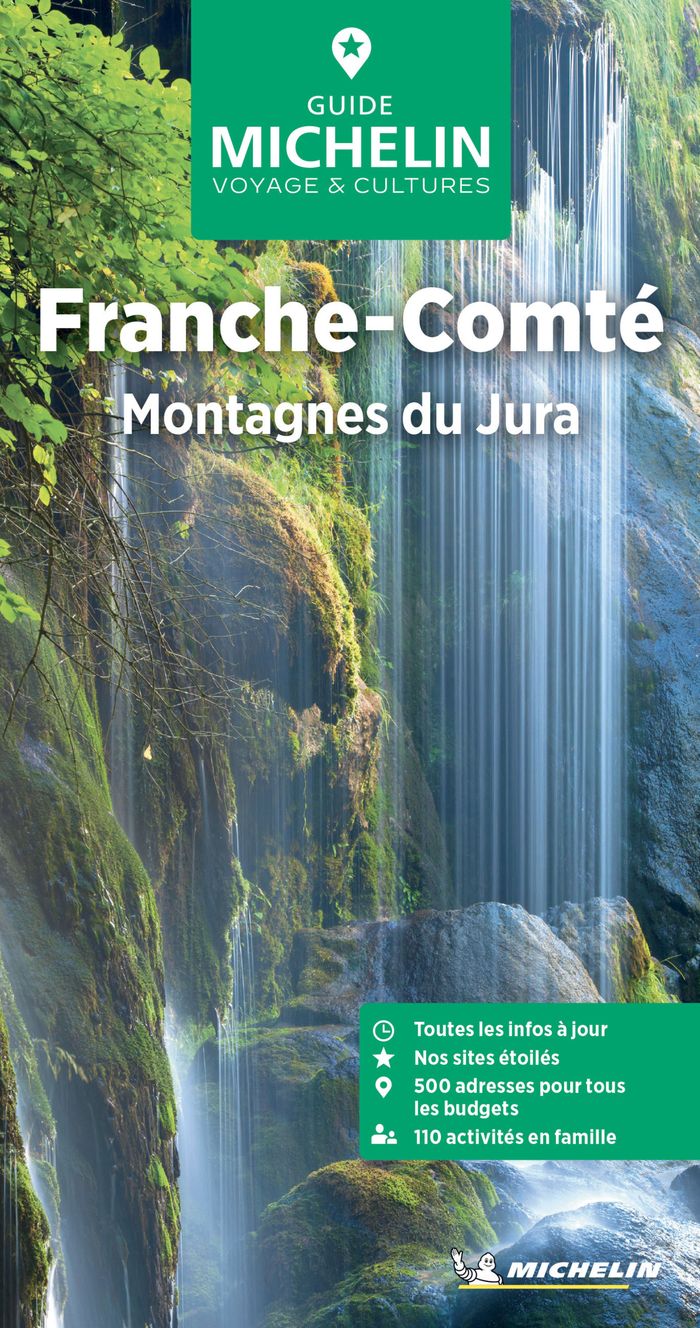 Couverture du livre « Franche-Comté : montagnes du Jura » de Manufacture française des pneumatiques Michelin, librairie Les Contes Infusés à Corte
