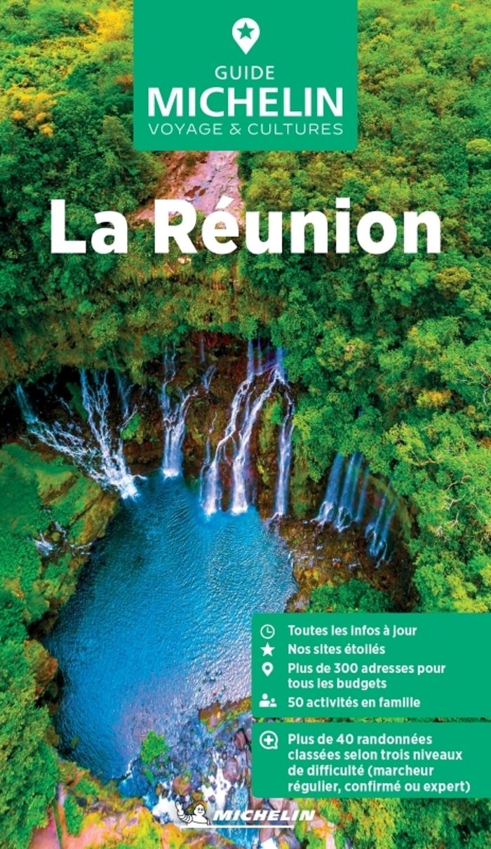 Couverture du livre « La Réunion » de Manufacture française des pneumatiques Michelin, librairie Les Contes Infusés à Corte