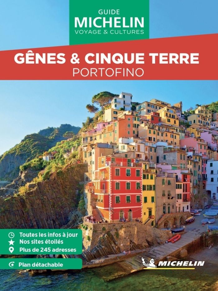 Couverture du livre « Gênes & Cinque Terre, Portofino » de Manufacture française des pneumatiques Michelin, librairie Les Contes Infusés à Corte
