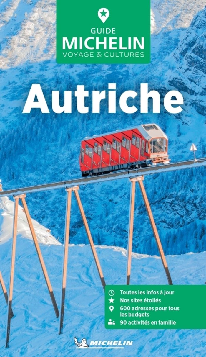 Couverture du livre « Autriche » de Manufacture française des pneumatiques Michelin, librairie Les Contes Infusés à Corte