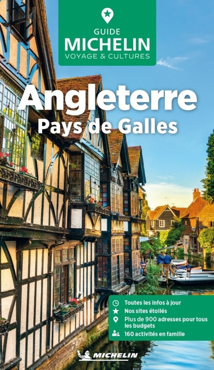 Couverture du livre « Angleterre, Pays de Galles » de Manufacture française des pneumatiques Michelin, librairie Les Contes Infusés à Corte
