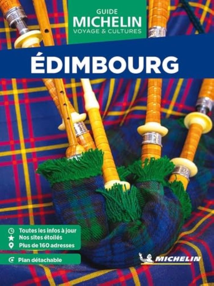 Couverture du livre « Édimbourg » de Manufacture française des pneumatiques Michelin, librairie Les Contes Infusés à Corte