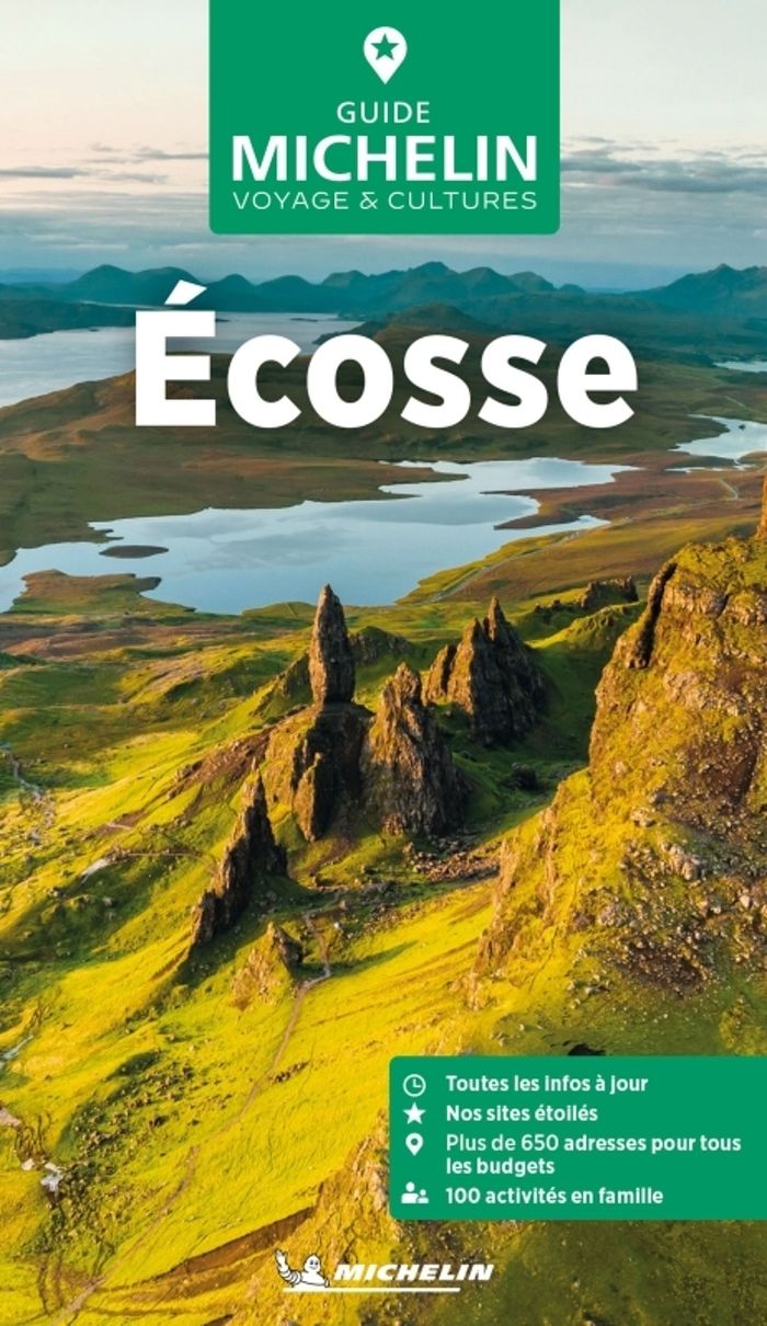Couverture du livre « Écosse » de Manufacture française des pneumatiques Michelin, librairie Les Contes Infusés à Corte