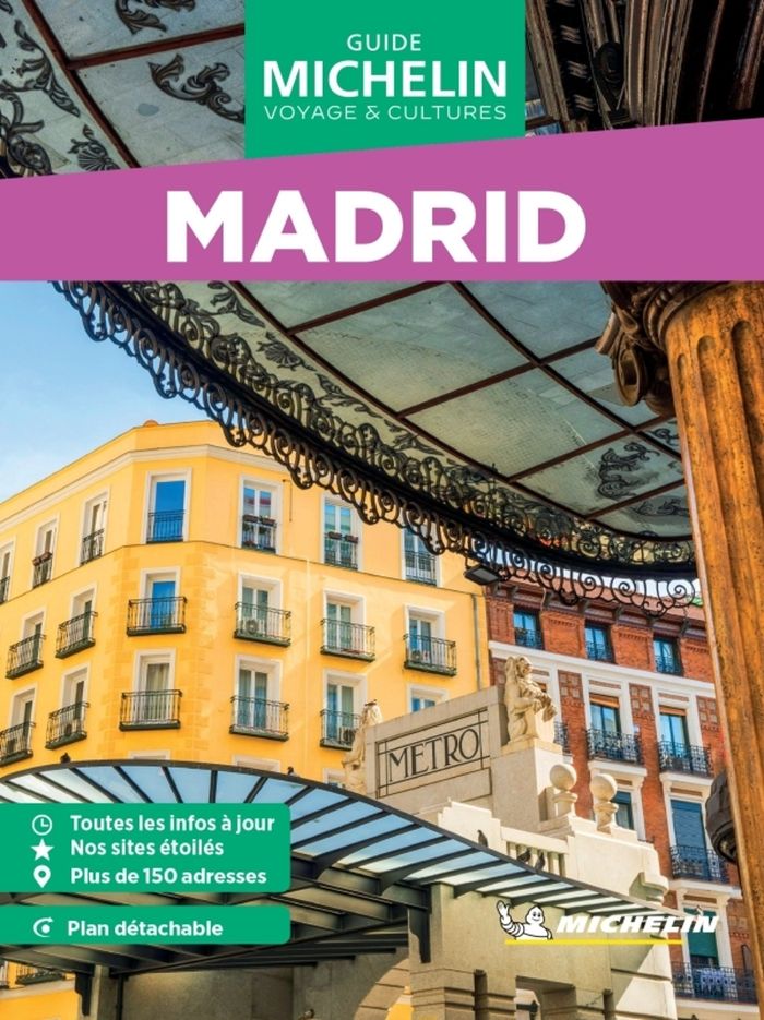 Couverture du livre « Madrid » de Manufacture française des pneumatiques Michelin, librairie Les Contes Infusés à Corte