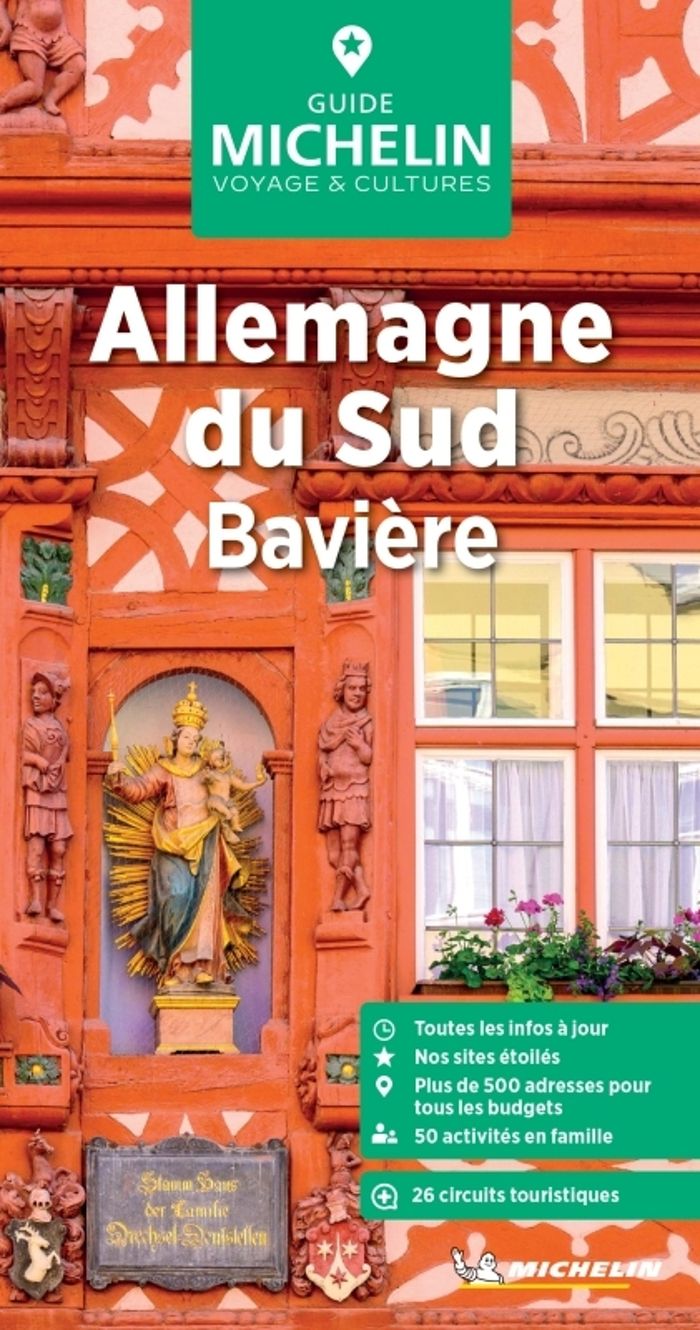Couverture du livre « Allemagne du Sud, Bavière » de Manufacture française des pneumatiques Michelin, librairie Les Contes Infusés à Corte