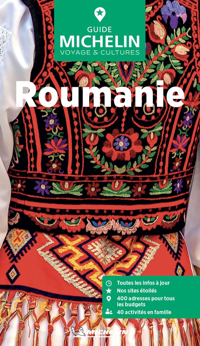 Couverture du livre « Roumanie » de Manufacture française des pneumatiques Michelin, librairie Les Contes Infusés à Corte