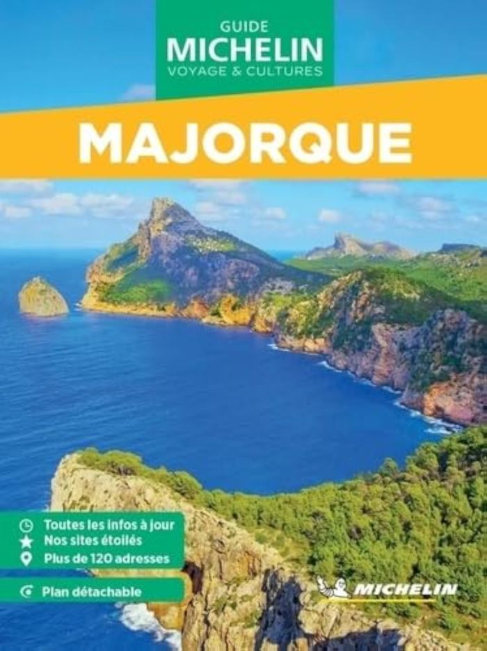 Couverture du livre « Majorque » de Manufacture française des pneumatiques Michelin, librairie Les Contes Infusés à Corte