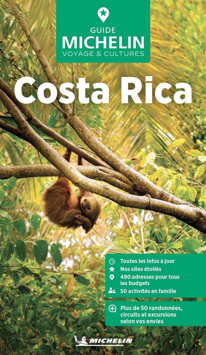 Couverture du livre « Costa Rica » de Manufacture française des pneumatiques Michelin, librairie Les Contes Infusés à Corte