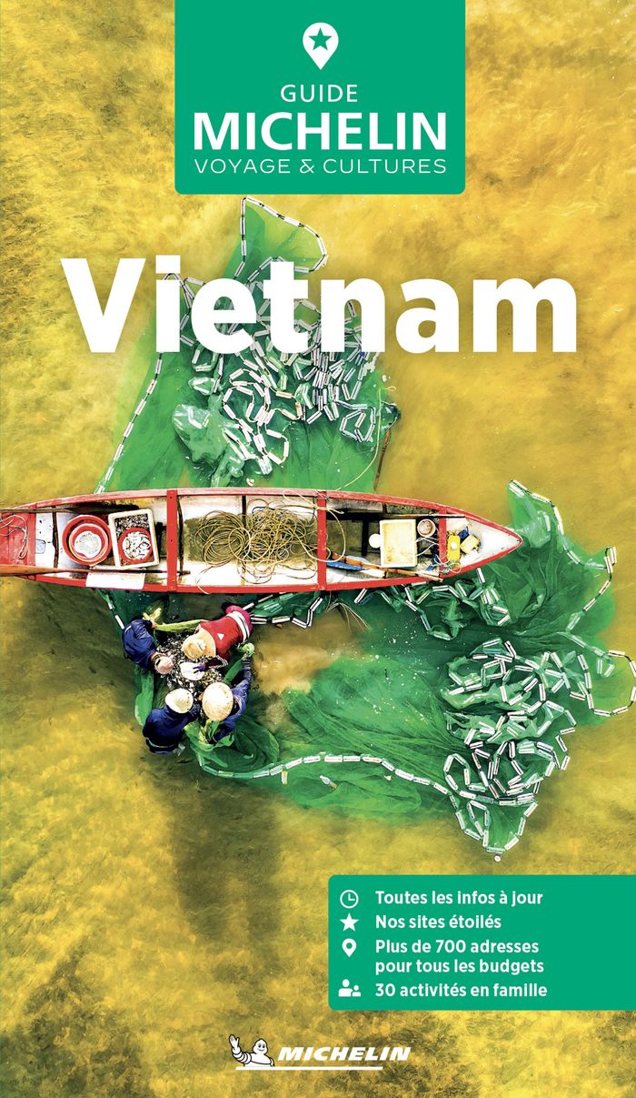 Couverture du livre « Vietnam » de Manufacture française des pneumatiques Michelin, librairie Les Contes Infusés à Corte