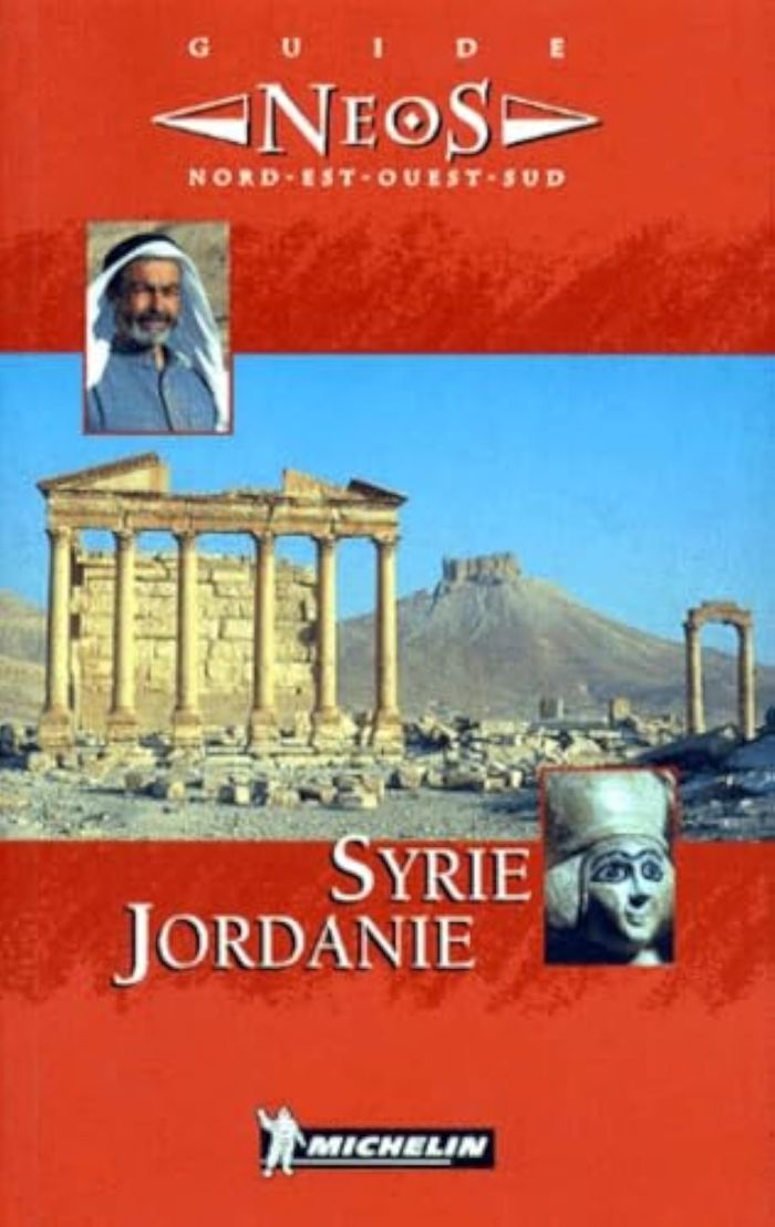 Couverture du livre « 8504: GUIDE NEOS ; SYRIE JORDANIE EN FRANCAIS » de Michelin, librairie Les Contes Infusés à Corte