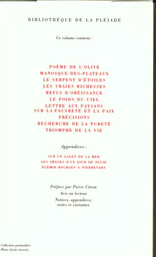 Quatrième de couverture de « RECITS ET ESSAIS »