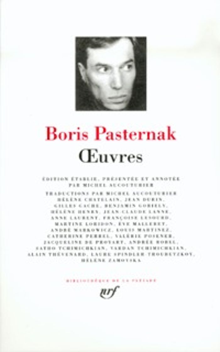 Couverture du livre « OEUVRES » de Boris Pasternak, librairie Les Contes Infusés à Corte