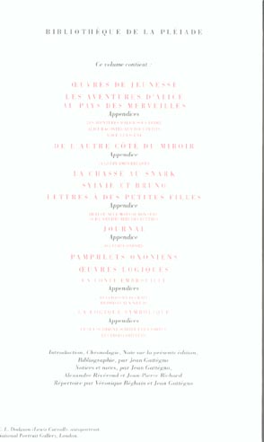 Quatrième de couverture de « OEUVRES »