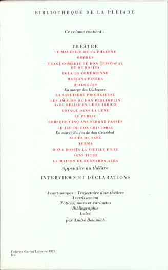 Quatrième de couverture de « OEUVRES COMPLETES - VOL02 »
