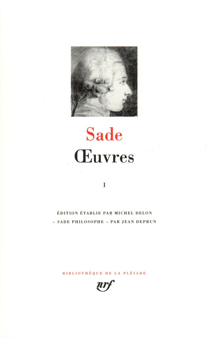 Couverture du livre « OEUVRES - VOL01 » de Sade D.A.F. De, librairie Les Contes Infusés à Corte