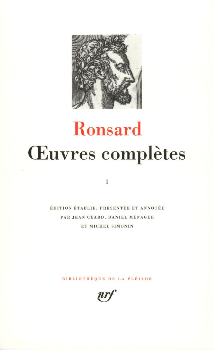Couverture du livre « OEUVRES COMPLETES - VOL01 » de Ronsard Pierre De, librairie Les Contes Infusés à Corte