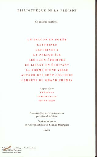 Quatrième de couverture de « OEUVRES COMPLETES - VOL02 »