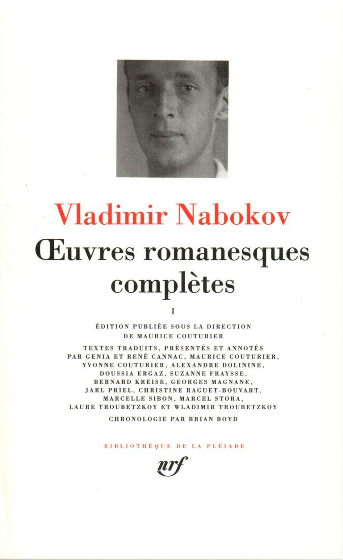 Couverture du livre « OEUVRES ROMANESQUES COMPLETES - VOL01 » de Vladimir Nabokov, librairie Les Contes Infusés à Corte