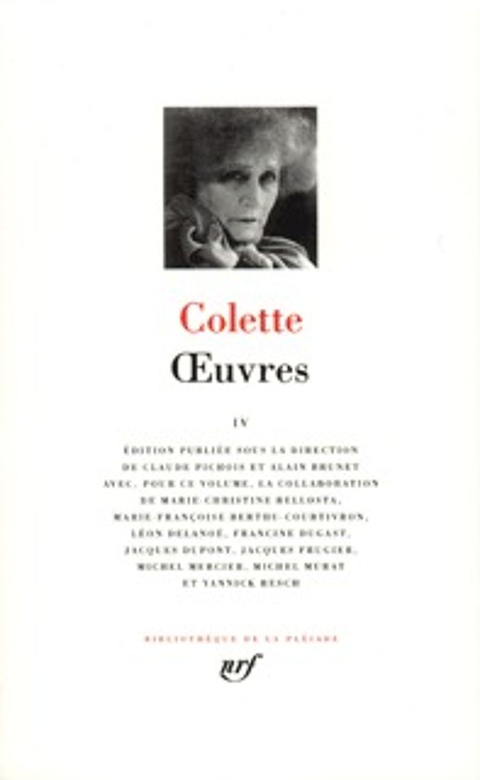 Couverture du livre « OEUVRES - VOL04 » de Colette, librairie Les Contes Infusés à Corte