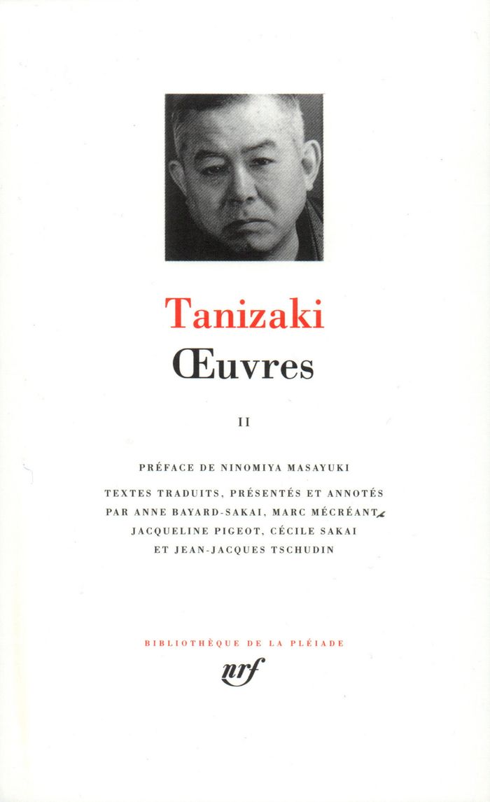Couverture du livre « OEUVRES - VOL02 » de Tanizaki/masayuki, librairie Les Contes Infusés à Corte
