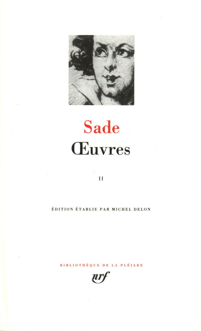 Couverture du livre « OEUVRES - VOL02 » de Sade D.A.F. De, librairie Les Contes Infusés à Corte