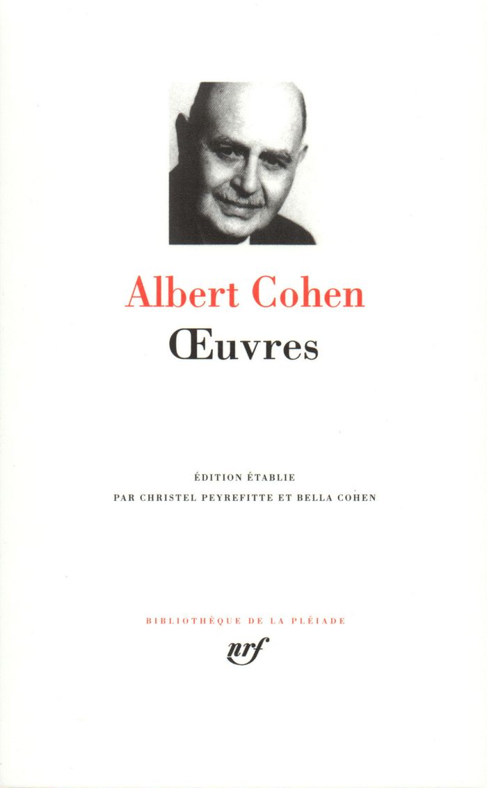 Couverture du livre « OEUVRES » de Albert Cohen, librairie Les Contes Infusés à Corte