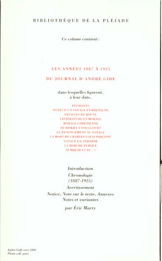 Quatrième de couverture de « JOURNAL - VOL01 - 1887-1925 »