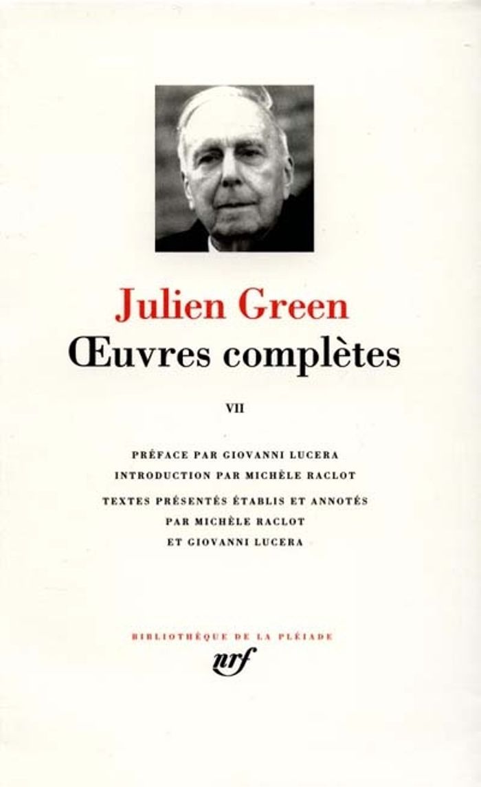 Couverture du livre « OEUVRES COMPLETES - VOL07 » de Julien Green, librairie Les Contes Infusés à Corte