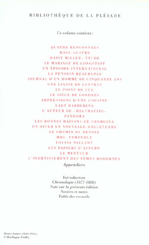 Quatrième de couverture de « NOUVELLES COMPLETES - VOL02 - 1877-1888 »
