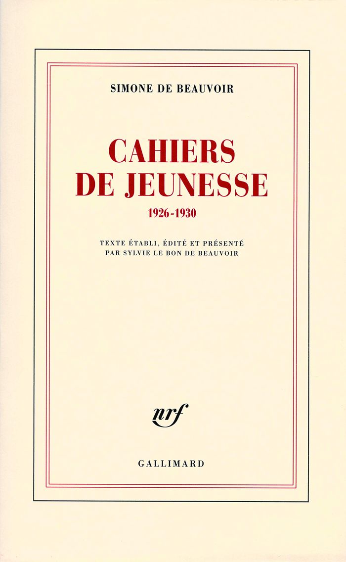 Couverture du livre « Cahiers de jeunesse : 1926-1930 », librairie Les Contes Infusés à Corte