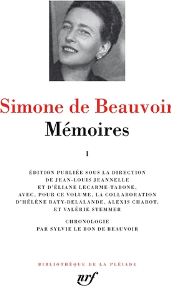 Couverture du livre « Mémoires » de Simone de Beauvoir, librairie Les Contes Infusés à Corte